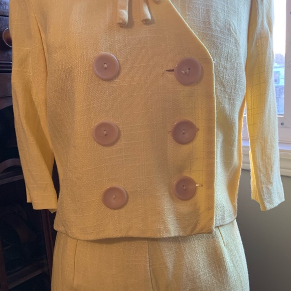 Vintage 1960’s Linen Skirt Suit - Picture 2 of 5